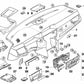 Compartimento en el tablero de instrumentos para BMW E60, E60N, E61N (OEM 51459139391). Original BMW.