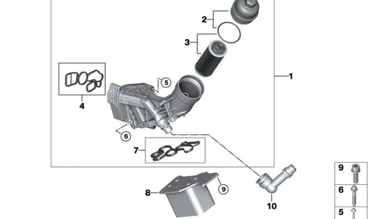 Connector for BMW 1 Series F20N, F21N, 2 Series F22, F23, 3 Series F30, F31, F34, 4 Series F32, F33, F36, 5 Series F10N, F11N, G30, G31, 7 Series G11, G12, X3 F25, G01, X4 F26, X5 F15 (OEM 17128573148). Genuine BMW