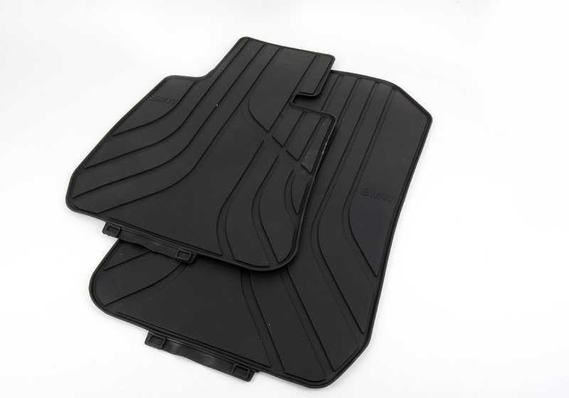 Set Alfombrillas/esterillas Negras De Goma Para Bmw E90 E91 E92 E93. Original Recambios