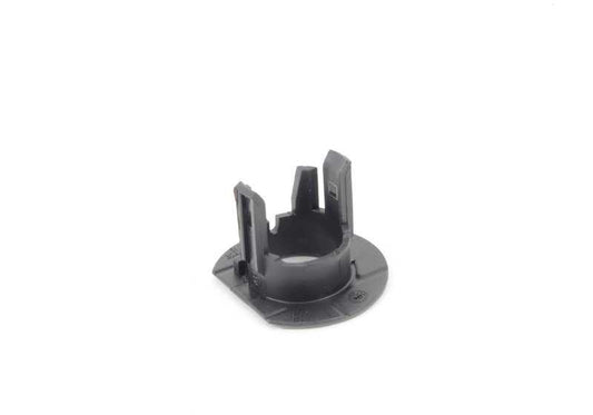 Soporte sensor PDC trasero interior izquierdo para BMW E92, E92N, E93, E93N (OEM 51128044387). Original BMW.