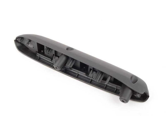 Reposabrazos aluminio Black Cube trasero derecho OEM 51437901792 para BMW E46 (Berlina, Touring, Coupé, Cabrio, Compact, M3). Original BMW.