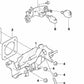 Soporte para interruptor de luz de freno y embrague para BMW Serie 5 E39 (OEM 35116752784). Original BMW