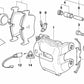 Juego de Juntas para Pinza de Freno para BMW E81, E82, E87, E88, Serie 3 E90, E92, E93, F30, F35, Serie 5 E60, E61, Serie 6 E63, E64, Serie 7 E65, E66, X1 E84, X5 E70, F15, X6 E71, F16 (OEM 34116763995). Original BMW