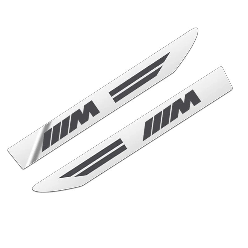 Insignias Laterales Universales Bmw ///M - Disponibles En Negro Y Blanco