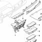 Revestimiento del tablero de instrumentos derecho para BMW E65, E66 (OEM 51457142112). Original BMW