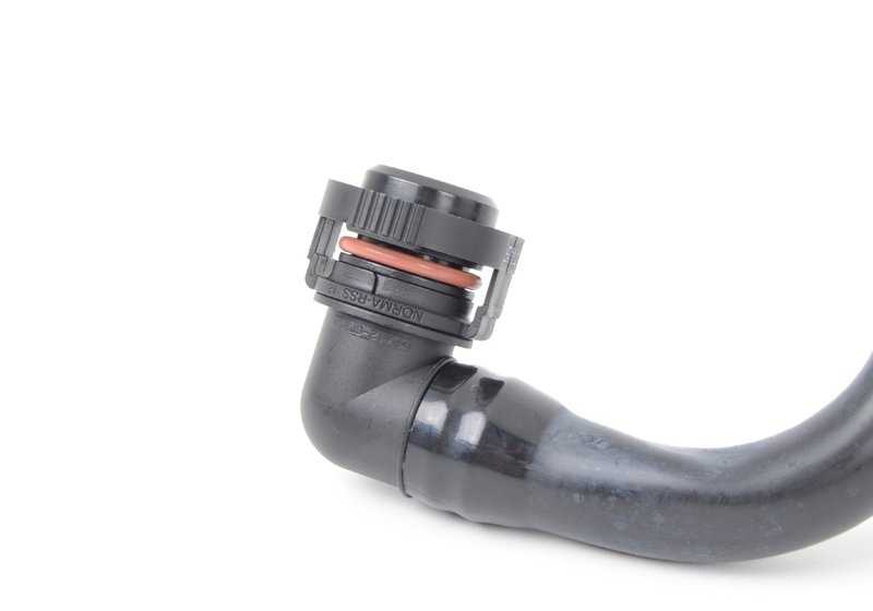 Breather pipe with dust filter for BMW E82, E88 (OEM 16137191056). Original BMW