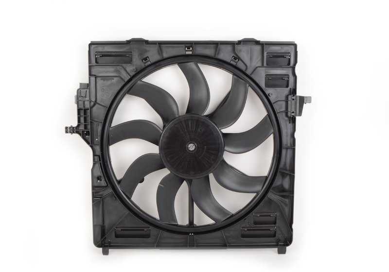 Marco del ventilador con ventilador para BMW X5 F15, F85 X6 F16, F86 (OEM 17427634472). Original BMW