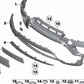 Juego de luces de marcación lateral para BMW X5 E70N (OEM 63147274433). Original BMW