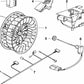 Controlador de Aire Acondicionado para BMW E36 (OEM 64118370928). Original BMW.