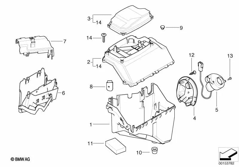 Support for BMW E46, E83N (OEM 12901744591). Genuine BMW