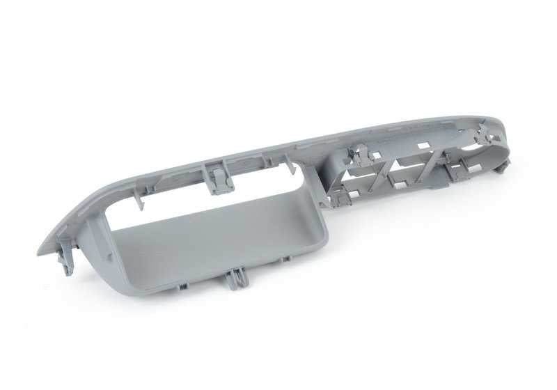 Embellecedor izquierdo para el centro de mando OEM 51416975795 para BMW E70 (X5). Original BMW.