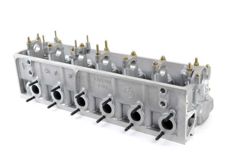 Cylinder head for BMW 3 Series E30, 5 Series E28, E34 (OEM 11121275553). Genuine BMW