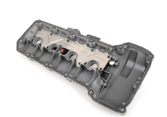 Cylinder head cover for BMW E90, E90N, E92, E92N, E93, E93N (OEM 11127848154). Genuine BMW