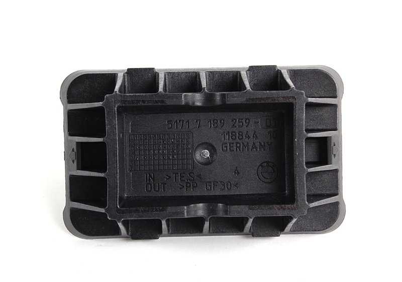 Soporte para gato elevador OEM 51717189259 para BMW F25, F26, E70, F15, F85, E71, E72, F16, F86. Original BMW.