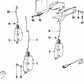 OM 51261375954 Attuatore di blocco del copilota per BMW E28. BMW originale.