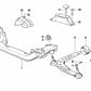 Brazo de control derecho para BMW E30 (OEM 31121701060). Original BMW.