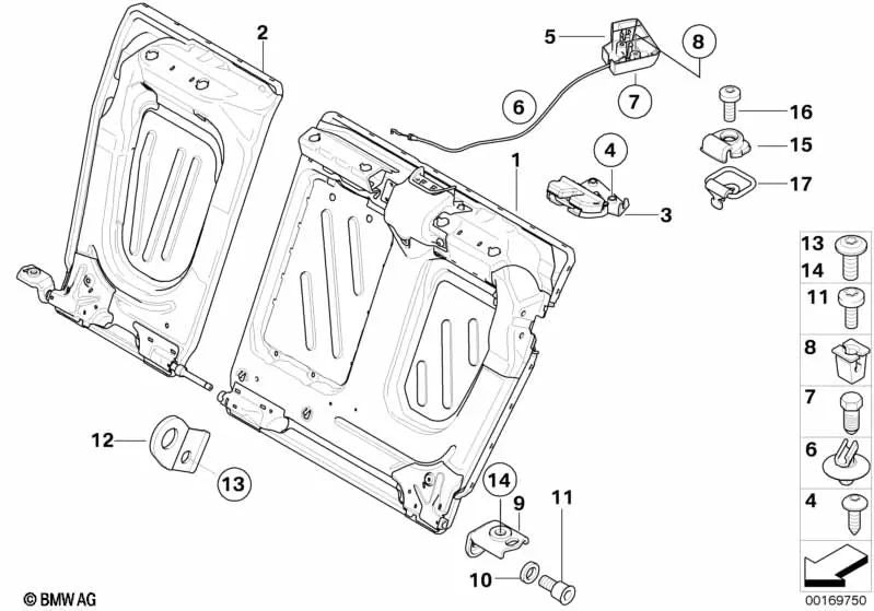 Unidad de control derecha para BMW Serie 1 E82, Serie 3 E90, E90N, E92, E92N (OEM 52207151370). Original BMW.