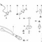 Nabengehäuse für BMW E46, E90, E91, E92, E93 5er E39, E60, E61, 6er E63, E64, 7er E65, E66, X3 E83, X5 E53, E70, X6 E71, Z4 E85 (OEM 12521433915) . Original BMW