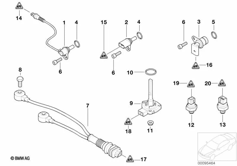 Carcasa de buje para BMW E46, E90, E91, E92, E93 Serie 5 E39, E60, E61, Serie 6 E63, E64, Serie 7 E65, E66, X3 E83, X5 E53, E70, X6 E71, Z4 E85 (OEM 12521433915). Original BMW