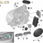 Módulo de Control de Faros Luz de Xenón para BMW Serie 3 F80, F80N, Serie 4 F32, F33, F36, F82, F83, X5 F15, F85, X6 F16, F86 (OEM 63117316187). Original BMW