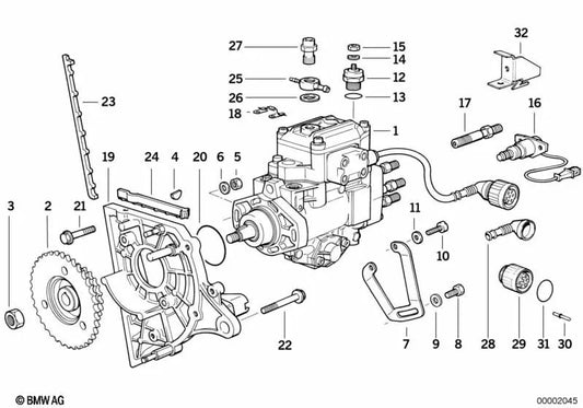 Dichtung für BMW E30, E36, E34 (OEM 12521737669). Original BMW