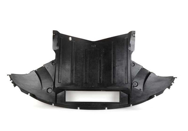 Protector inferior del motor delantero OEM 51758049956 para BMW F10, F06, F12, F13. Original BMW.