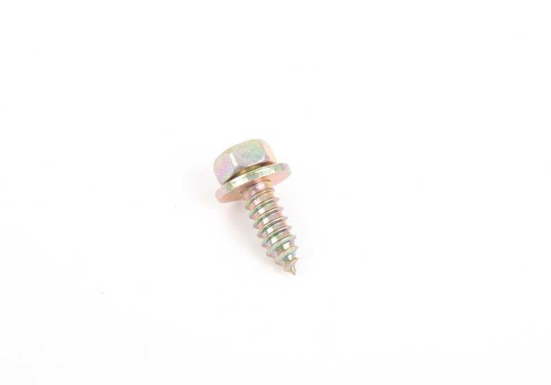 Sheet metal screw with hexagon for BMW E21, E30, E12, E28, E34, E24, E23, E32 (OEM 07119916970). Original BMW.