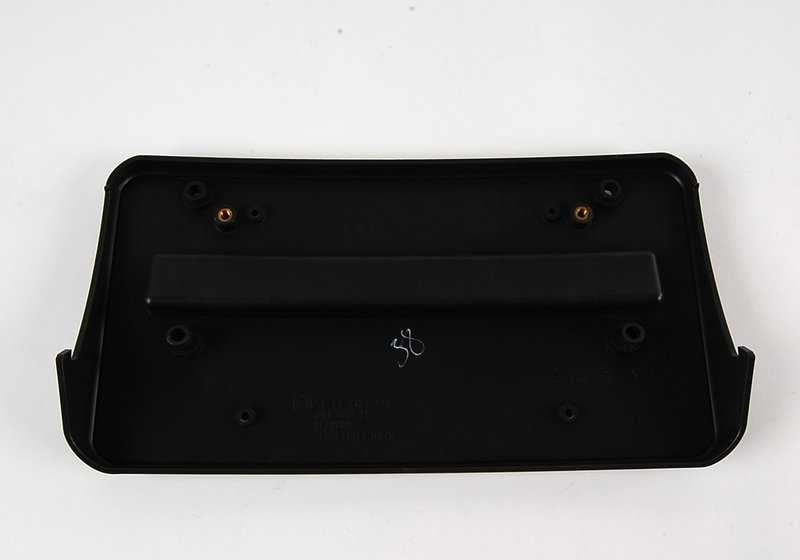 Primed license plate holder for BMW E46 (OEM 51117110218). Genuine BMW