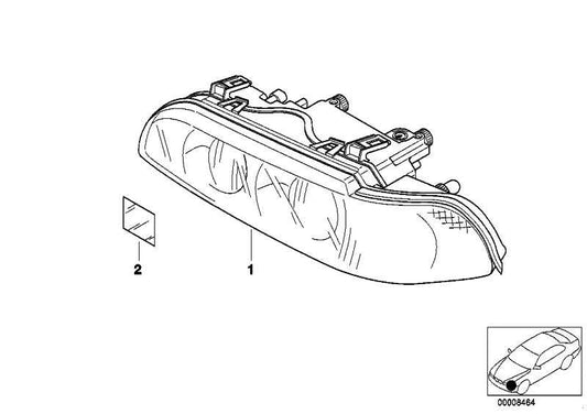 Faro Delantero Xenon Para Bmw E39. Original De Recambios