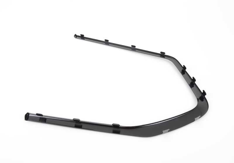 Listón de la ventana lateral trasera derecha para BMW X3 F25 (OEM 51377248148). Original BMW