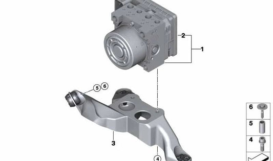 Hidroagregado DSC para BMW Serie 2 F45, F45N, X1 F48N, F49, F49N, X2 F39, MINI F60, F60N (OEM 34515A374B9). Original BMW