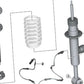 Almohadilla de muelle superior para BMW G60, G68, G90, F91, F92, F93, G14, G15, G16 (OEM 33505A144F6). Original BMW