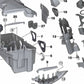 Válvula de aire OEM 12907528933 para BMW {E81, E82, E87, E88, E90, E91, E92, E93, E84, E70, E71, E72}. Original BMW