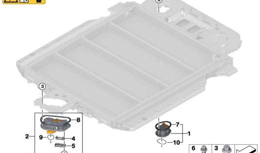 Junta para conector OEM 61278861086 para BMW G26, G60, G61, G68, G70, U11, U12, U10, G08, I20, U25. Original BMW