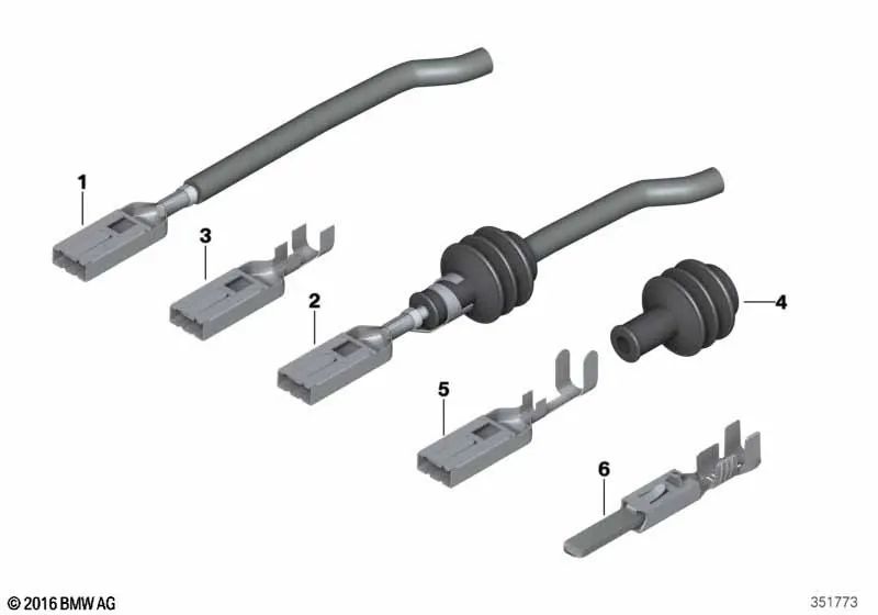 Contacto de casquillo SLK 2,8 ELA para BMW E81, E82, E87, E87N, E88, F20, F20N, F21, F21N, F52, E36, E46, E90, E91, E92, E93, F30, F31, F34, F35, G20, G21, G28, G80, G81, F32, F39, F07, F10, F11, F18, F90, G30, G31, G38, F06, F12, F13, G32, E38, F01, F02,