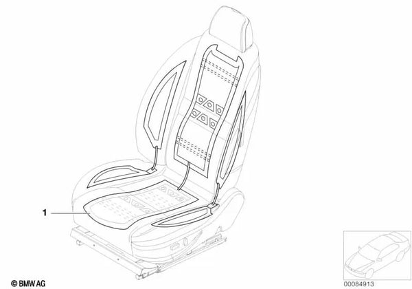 Calefacción de Asiento para BMW E52 (OEM 64117005823). Original BMW