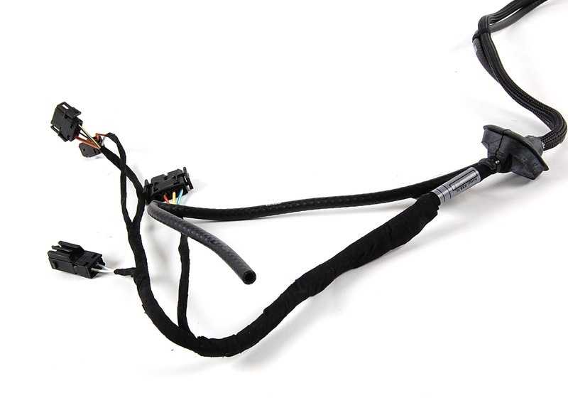 Right tailgate repair cable for BMW E34 (OEM 61108365702). Original BMW.