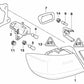 Luz trasera para portón trasero izquierda para BMW Serie 3 E92 (OEM 63217162299). Original BMW