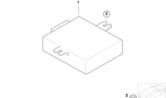 Modulo di controllo per il sistema di riconoscimento vocale OEM 84416915048 per BMW (Modelli compatibili: E46, E39, E38, E83, E53, E85, E86). BMW originale.