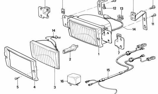 Soporte derecho para BMW Serie 7 E23 (OEM 63171367886). Original BMW