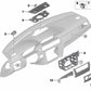 Blanking Plate for Solar Sensor for BMW 3 Series E90, E90N, E91, E91N, E92, E92N, E93, E93N and X1 E84 (OEM 51457123748). Original BMW