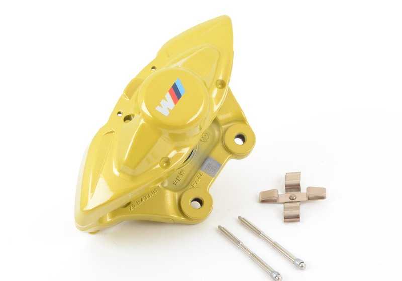 Carcasa de pinza de freno M Performance Amarillo para BMW F20, F21, F22, F23, F30, F31, F34, F32, F33, F36 (OEM 34206855482). Original BMW