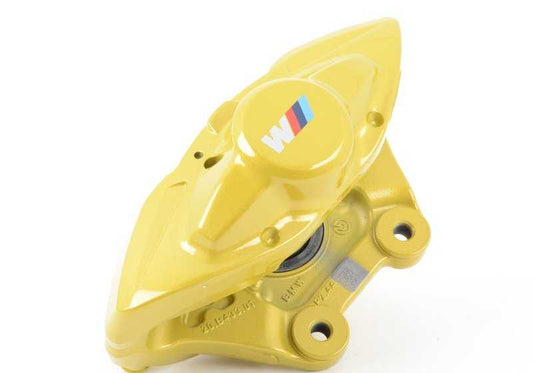 M Performance Brake Caliper Housing Yellow for BMW F20, F21, F22, F23, F30, F31, F34, F32, F33, F36 (OEM 34206855482). Original BMW