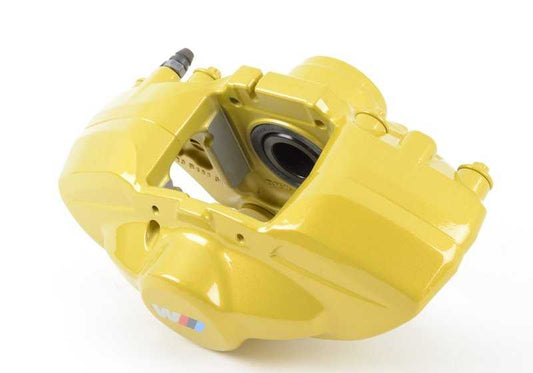 M Performance Brake Caliper Housing Yellow for BMW F20, F21, F22, F23, F30, F31, F34, F32, F33, F36 (OEM 34206855482). Original BMW