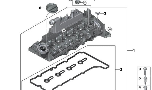 ASA Schraube M6x35 für BMW 1er F20N, F21N, F70, 2er F22, F23, F45, F46, U06, 3er F30, F31, F34, G20, G21, 4er F32, F33, F36, G22, G23, G26 , Serie 5 F10N, F11N, G30, G31, G60, Serie 6 G32, Serie 7 G11, G12, G70, Serie 8 G14, G15, G16, X1 F