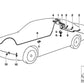 Sensor Aparcamiento Delantero Para Vehículos Con Black-Sapphire Metallic Para Bmw E39 E60 E61 E83 .