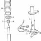 Fuelle de goma para suspensión OEM 31321128548 para BMW E30, E28, E24. Original BMW.