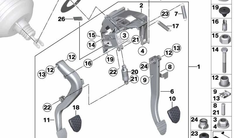 Perno de resorte de punto muerto OEM 35006878305 para BMW E81, E87, E88, F20, F21, F22, F23, F87, E90, E91, E92, E93, F30, F31, F34, F35, F80, F32, F33, F36, F82, F83, E84, G01 y MINI R55, R56, R57, R58, R59, R60, R61. Original BMW y MINI.