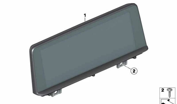 Pantalla de Información Central para BMW F48, F49, F39 (OEM 65508803369). Original BMW