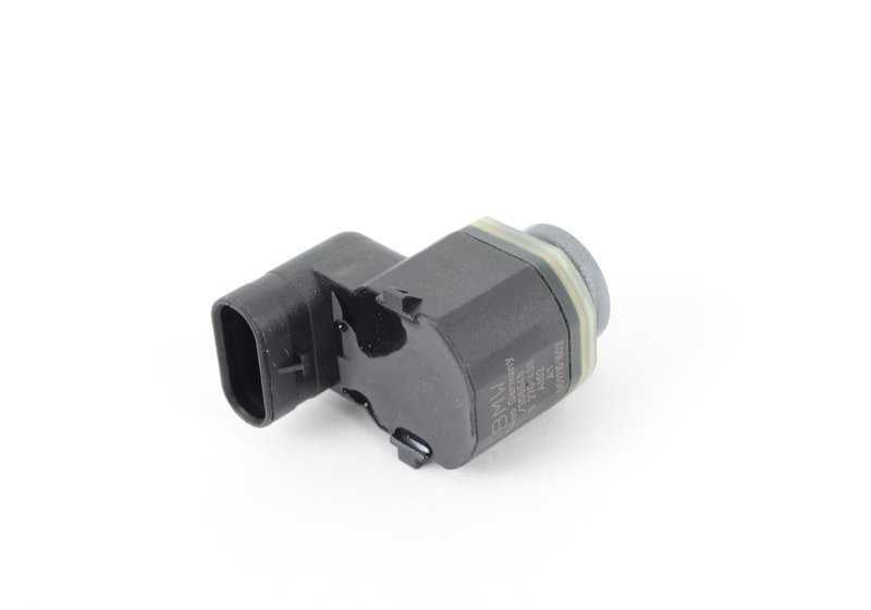 Sensor de aparcamiento ultrasónico color gris (OEM 66209142202) para BMW E60, E61, E63, E64, E83, E70, E71, E72. Original BMW.